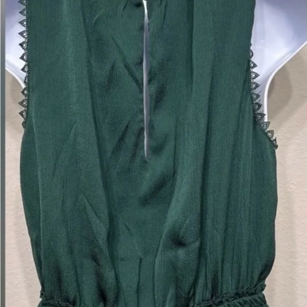 Max Studio Dark Green Sleeveless Maxi Dress - Image 2