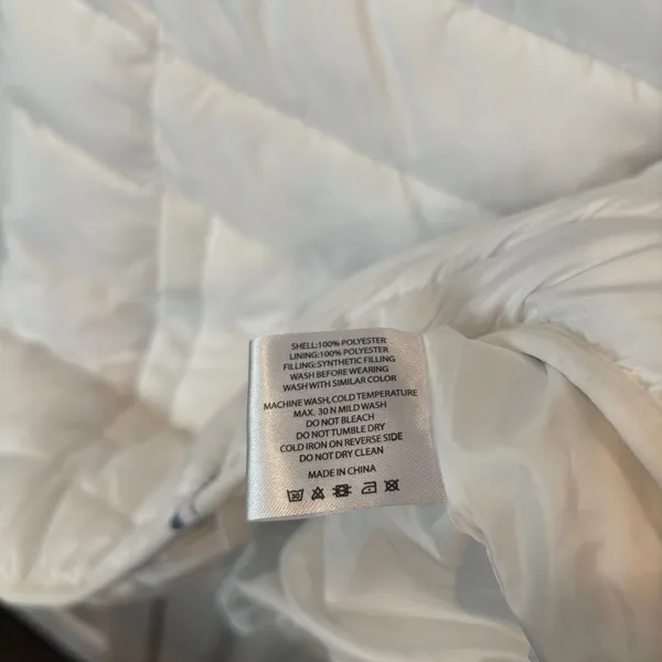 Zyia White Vondelpark Puffer Vest Size‎ XL - Image 7