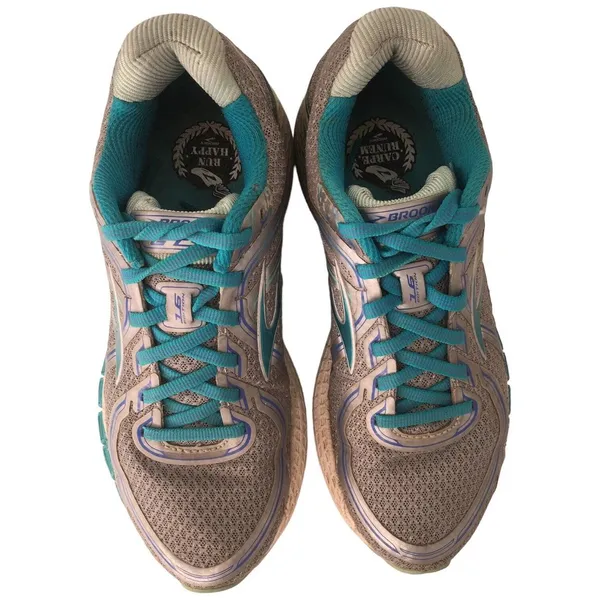 Brooks Adrenaline GTS 16 Womens Running Lace Up 1202031B170 Silver Blue 7.5 - Image 4