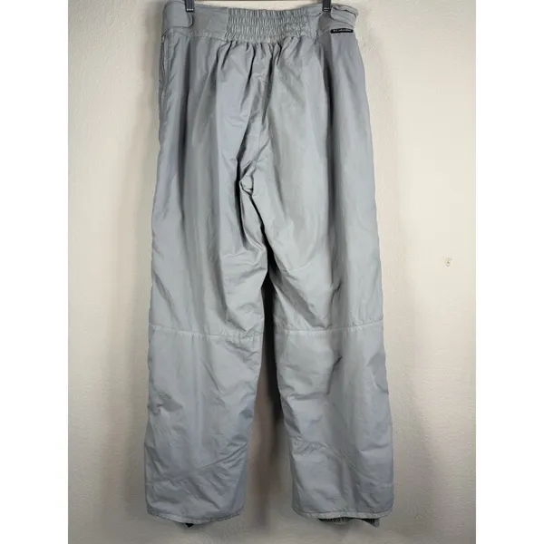 Columbia Vintage 90's Womens Full Side Zip Ski Snow Pants Gray Size XL F2 SL8087 - Image 2
