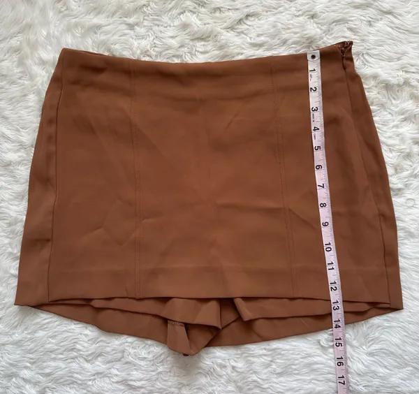 Jason Wu Skort Mini Skirt Shorts Neutral Brown M - Image 11