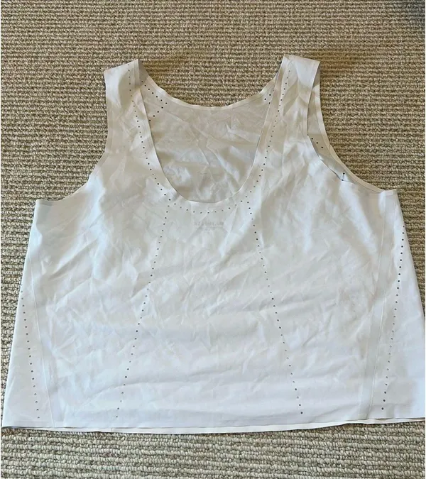 Athleta Low-Back Tank White S - Image 3