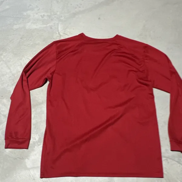 Adidas Florida Atlantic Owls FAU Women's SZ L T-Shirt Red Ultimate Tee NCAA - Image 6