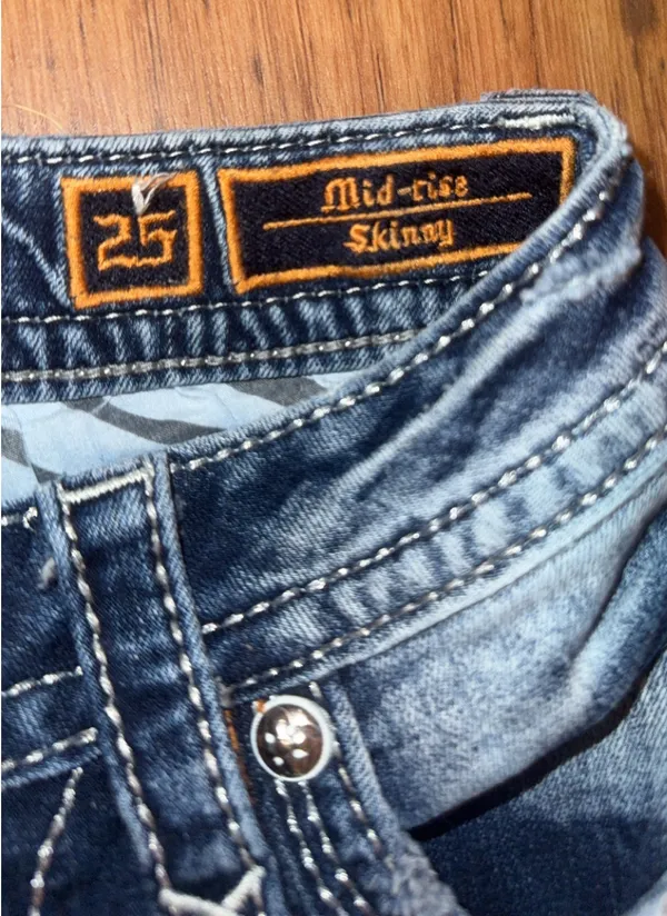 Rock Revival Mid Rise Skinny Jeans - Image 6