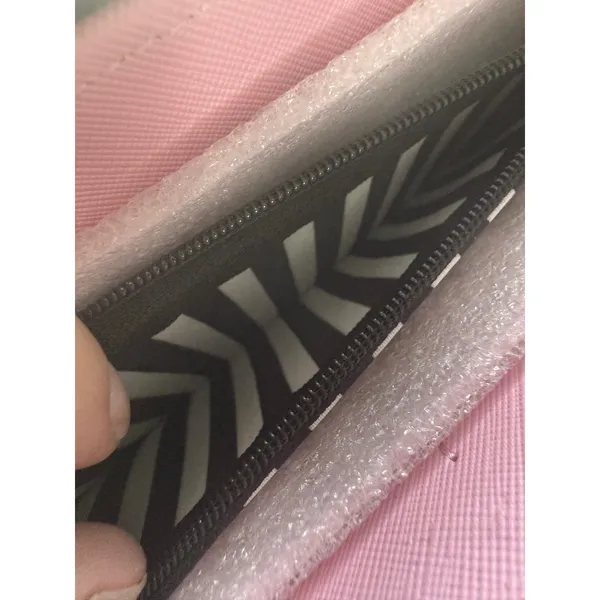 Marc Tetro Black Tuxedo Cat‎ Zip Around Long Wallet Pink Saffiano Pop Art NIB - Image 8
