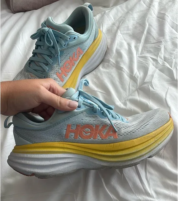 Light blue hoka bondi - Image 4