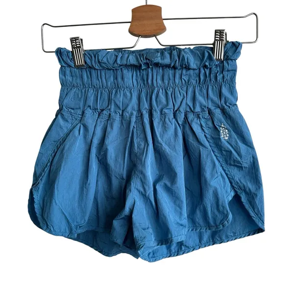 Free People FP Movement "The Way Home Shorts" Blue Sz XS - Image 2