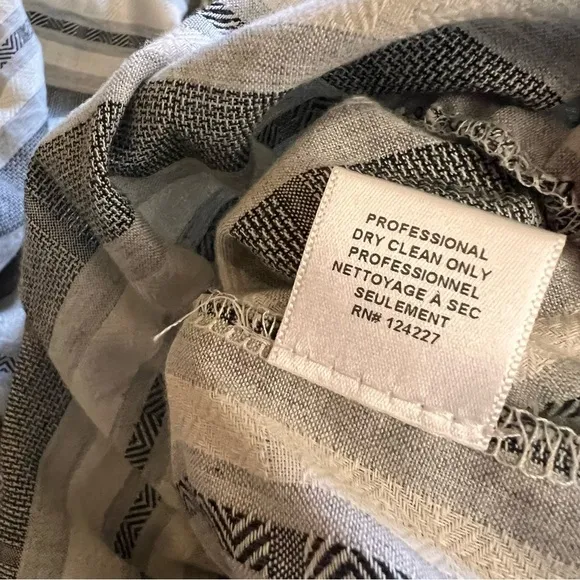 MISA Fournier Striped‎ Maxi Cotton Bohemian Dress Size Small - Image 15