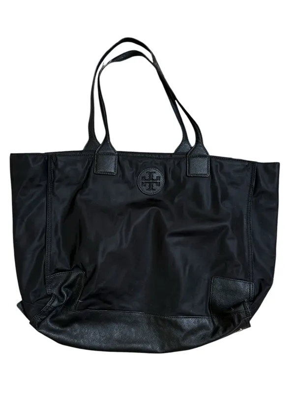 Tory Burch Black Nylon and Leather Tote - Image 2