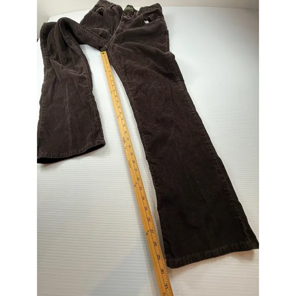 Eddie Bauer Legendary Corduroy Pants Brown Boot-Cut Fit Womens Size 8 30x31 - Image 2