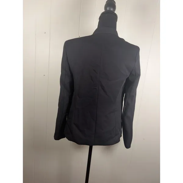 Aritzia Babaton Power Blazer Jacket‎ Womens 2 Open Front Slim Crepe Pockets - Image 3