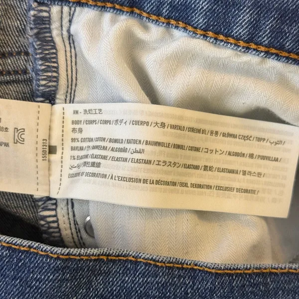 Abercrombie & Fitch Ultra High Rise Ankle Straight Jeans Womens 33/16S Blue - Image 7
