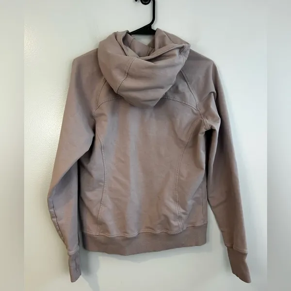 Lululemon Pullover Scuba Dusty Blush Hooded Sweatshirt/Hoodie Size 4 - Image 10