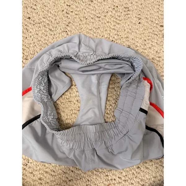 Lululemon Super Squad Short 4 Silver Fox Angel Wing Black Coral 3" Running - Image 5