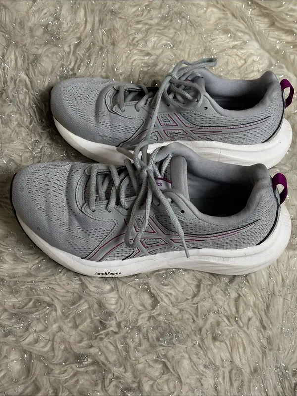 ASICS Gel Contend Light Gray with Purple Accents Women’s Running Shoes Size US 8 - Image 2