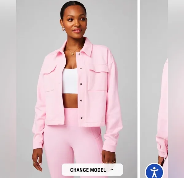 Fabletics Shirt Jacket - Image 2