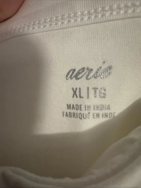 Aerie White Halter Dress - Image 2