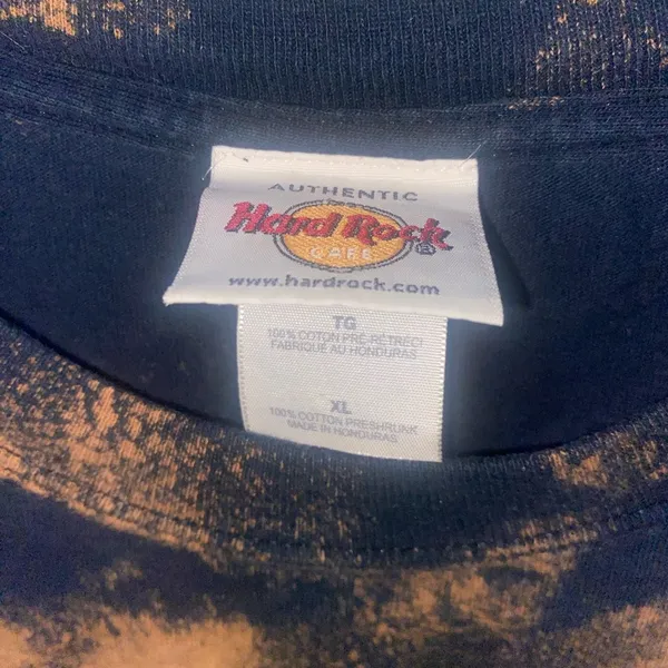 Hard Rock Cafe Authentic Cropped Shirt - Image 3