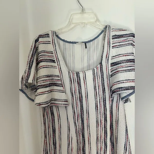 Anthro Akemi + Kin Striped Knit Dress Small Multicolor Scoop Neck - Image 7
