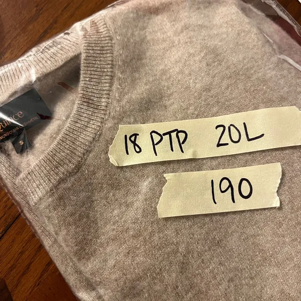 Quince Mongolian Cashmere Tan Women's Sweater - Image 9