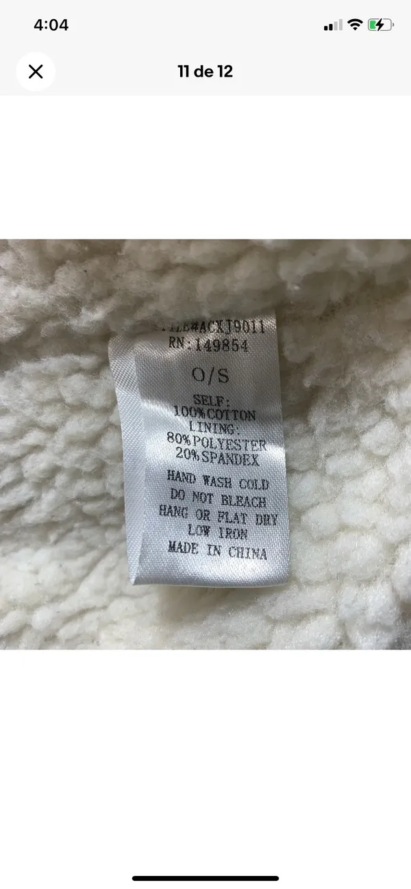 Molly Green yellow hooded sherpa corduroy jacket size Small - Image 11