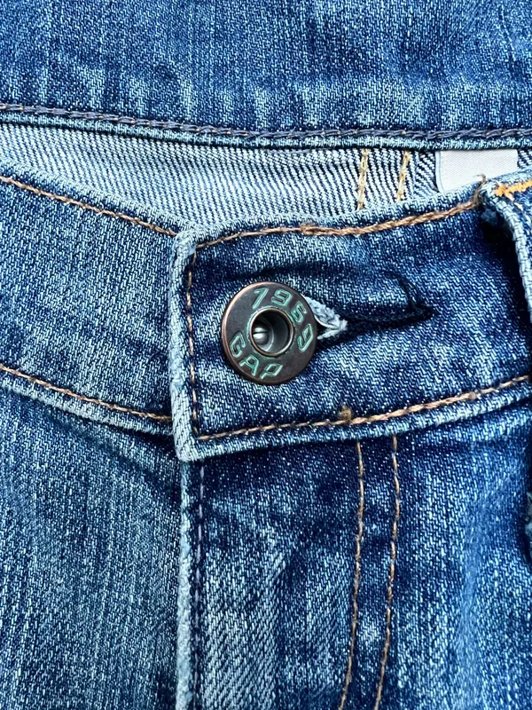 Vintage Low Rise Boot Cut Jeans - Image 2