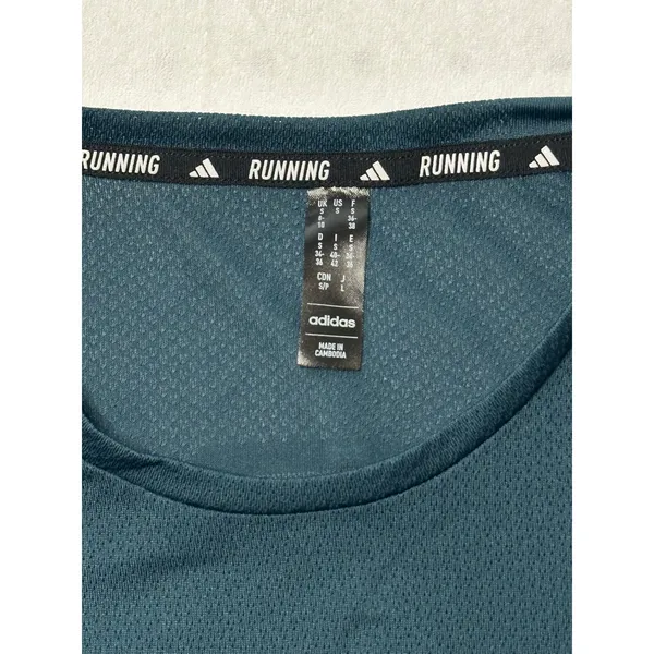 Adidas Ultimate Knit Tee Women’s Small AEROREADY Running Top Blue - Image 2