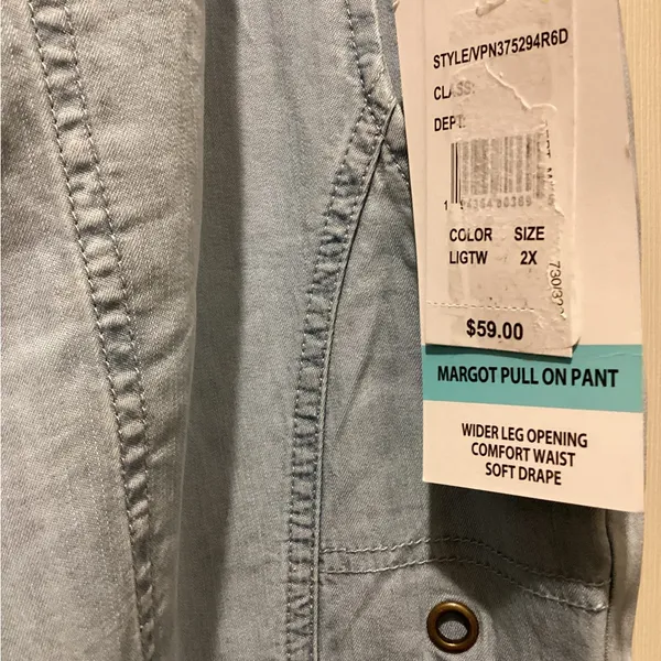 Women’s 2X pants Blue Size 20W - Image 2
