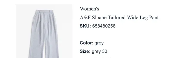 Abercrombie Trousers Wide-Leg - Image 3