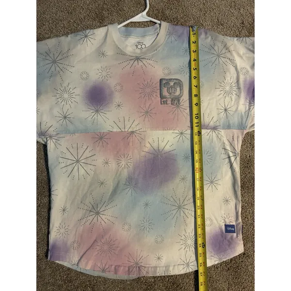 Disney100 Mickey & Friends Fireworks Spirit Jersey pastel tie-dye pattern S - Image 8