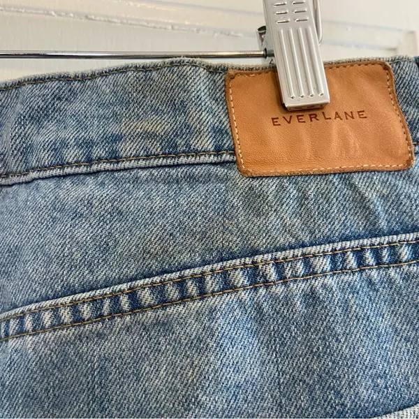 Everlane Denim Reconstructed mini skirt- read description - Image 6