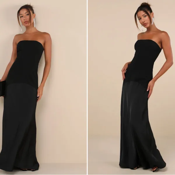 LULU's Sexy Elegant Sophisticated Prom Wedding Modern Chic Mermaid Maxi Dress - Image 6