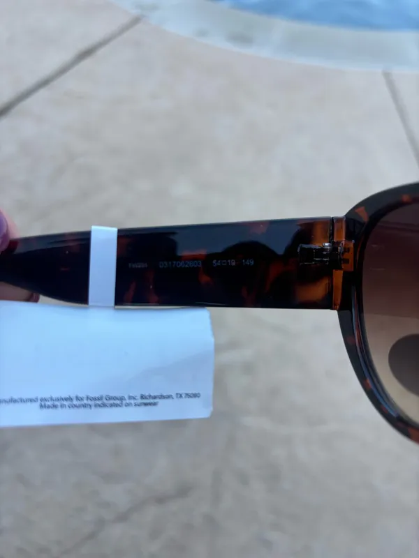 Fossil Sunglasses Brown - Image 5