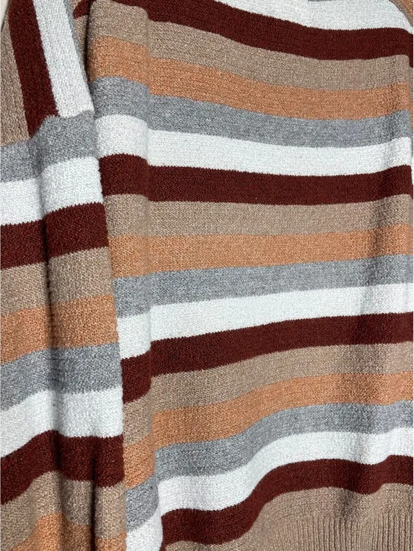 Pink Republic 70s Vibe Slouch Cozy Knit Cabincore Indie Sz L - Image 2