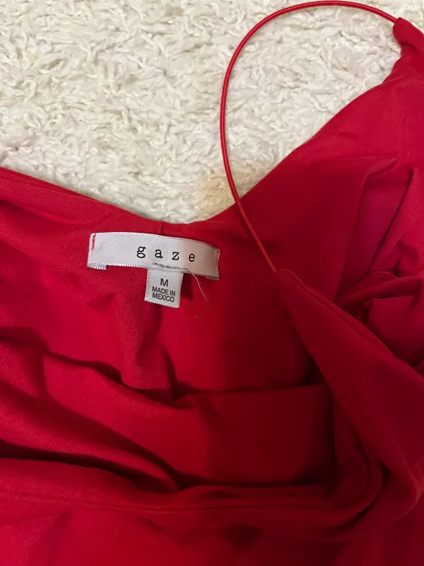 Gaze Red Bodysuit Size Medium - Image 2