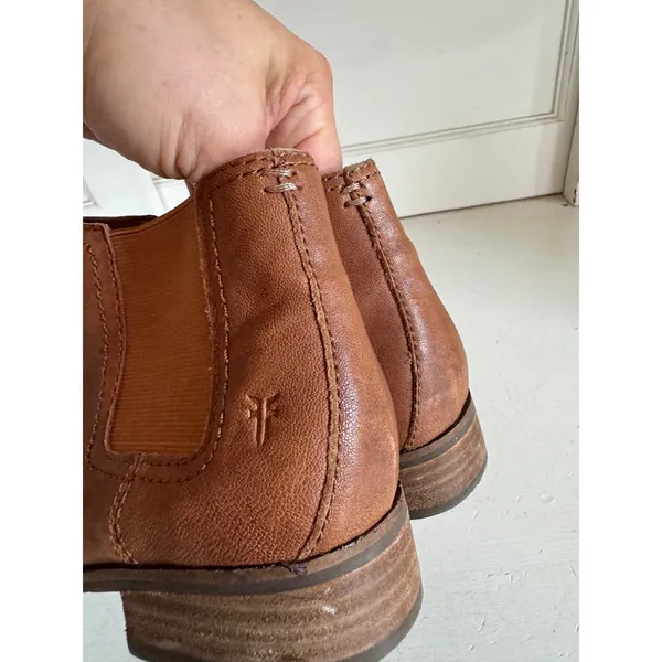 Frye Jillian Chelsea ankle boots in‎ whiskey leather Size 7M - Image 5