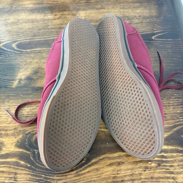 Vans Burgundy Sneakers‎ Size 8 - Image 10