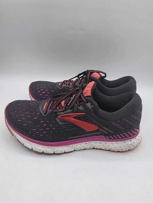 Brooks Transcend 6 Womens Running Shoes Gray/Pink Size 8 Cushion Walk Workout - Image 10