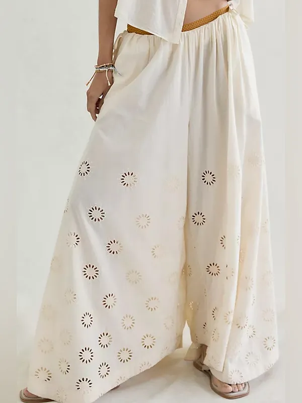 Free People Sweet Serenade Pull-On Wide-Leg Pants - Image 2