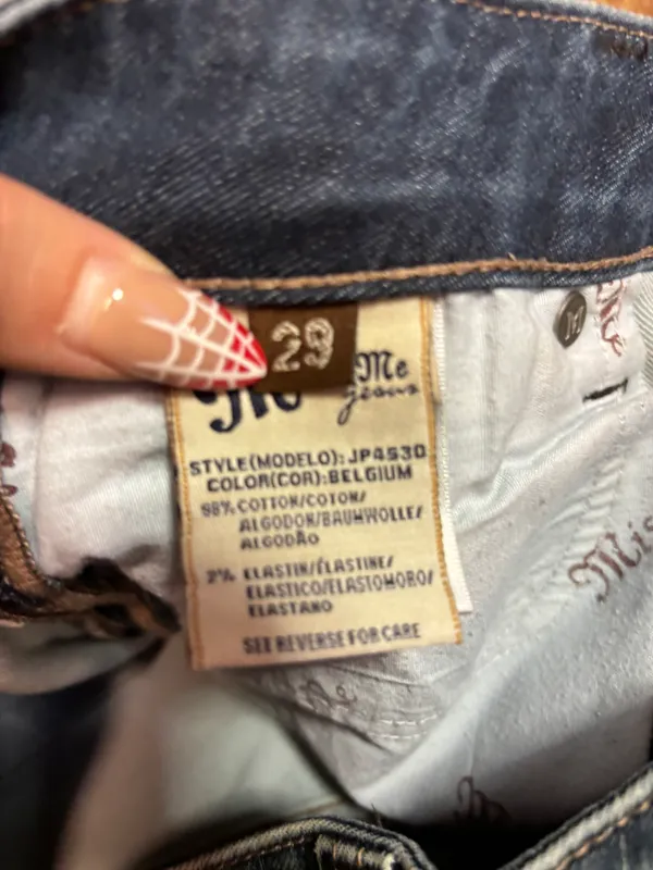 Miss Me Rare Cowhide  Jeans - Image 10