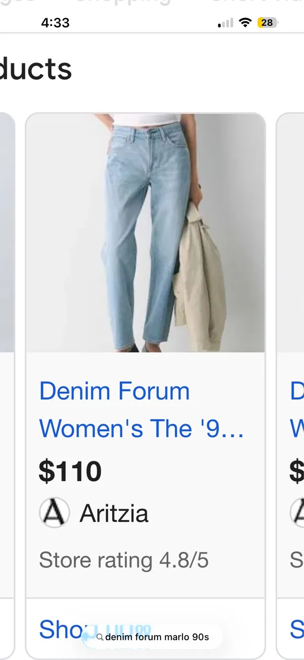 Aritzia Denim Forum 90s Marlo Jeans - Image 5