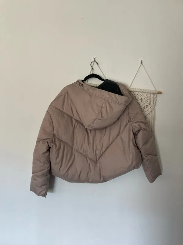 Zara tan puffer jacket  - Image 4