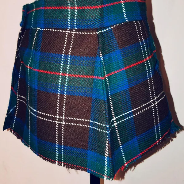 Vintage Micro Mini Plaid Skirt Small - Image 4