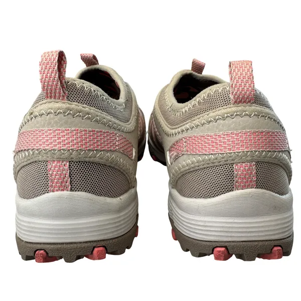 Skechers Seager Hiker Womens Shoes‎ Taupe Pink Bungee Slip On 158049 Sz 8 - Image 3