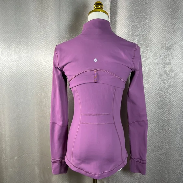Lululemon Define Jacket Size 4 Purple Troon North Luon Full Zip Yoga Layer - Image 5