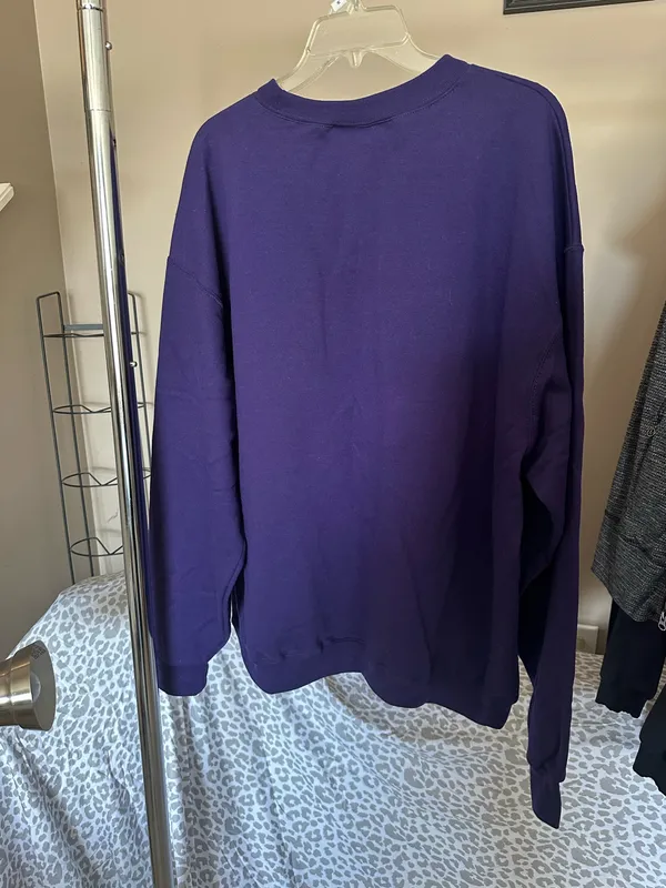 LSU Embroidered Champion Crewneck - Image 4
