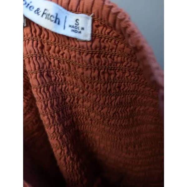 Abercrombie & Fitch burnt orange mini dress Small - Image 8