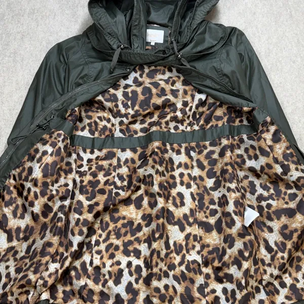 Laundry by Shelli Segal Jacket Women XS Green Utility Mob Wife Collegiate Safari - Image 5
