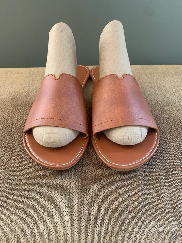 Slide Sandals NWOT Brown Size 11 - Image 2
