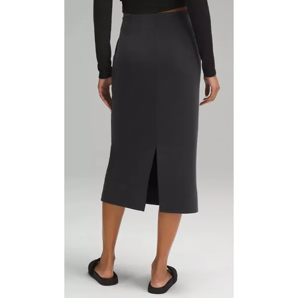 Lululemon Softstreme High-Rise Midi‎ Skirt in Black - Image 9